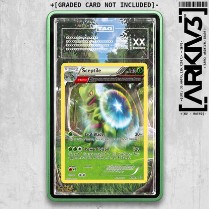 ARKIV3 TAG graded front - Green