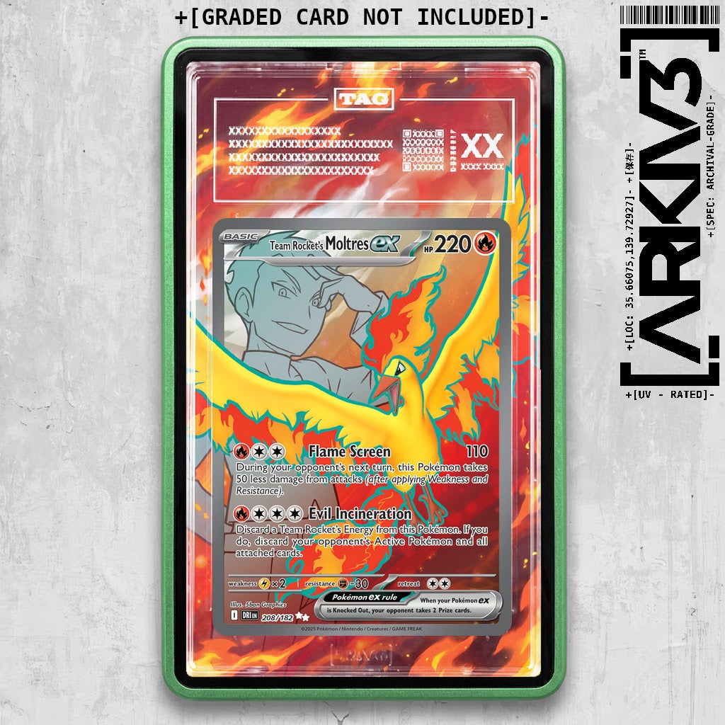 ARKIV3 TAG graded front - Green