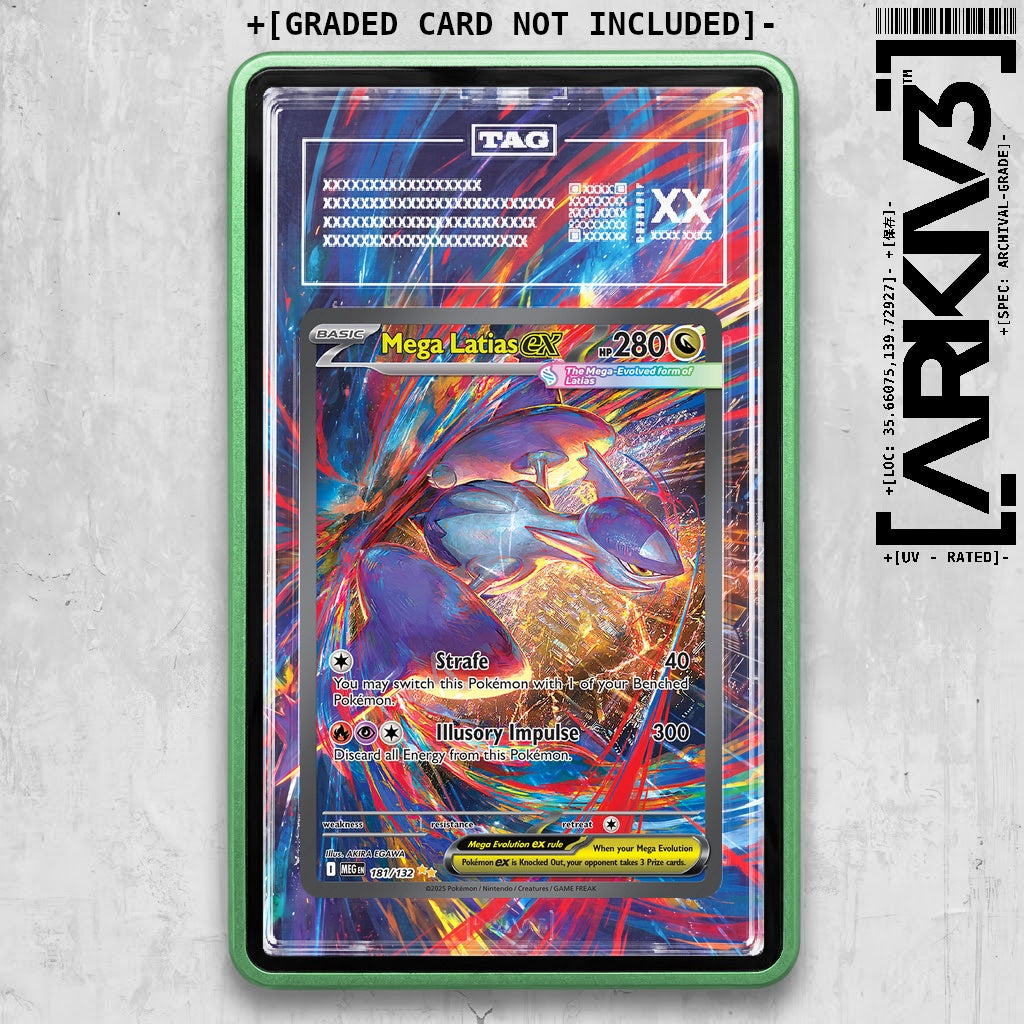 ARKIV3 TAG graded front - Green