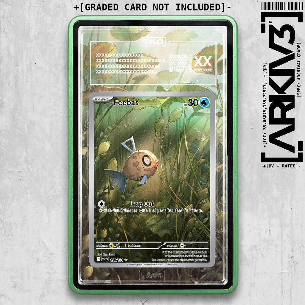 ARKIV3 TAG graded front - Green