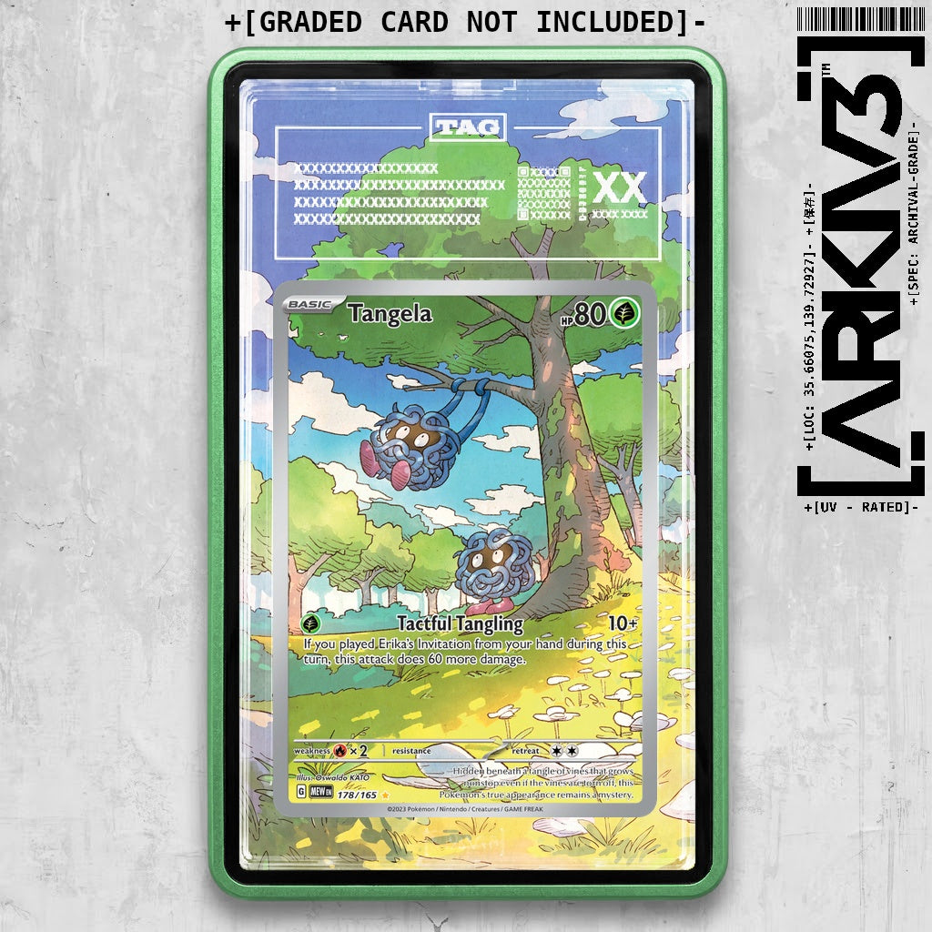 ARKIV3 TAG graded front - Green