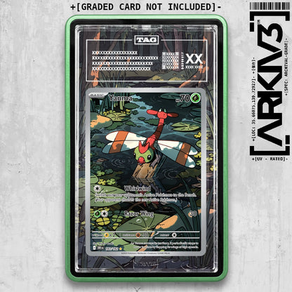 ARKIV3 TAG graded front - Green