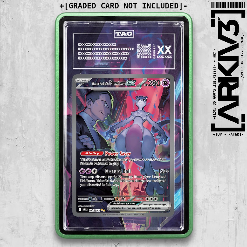 ARKIV3 TAG graded front - Green
