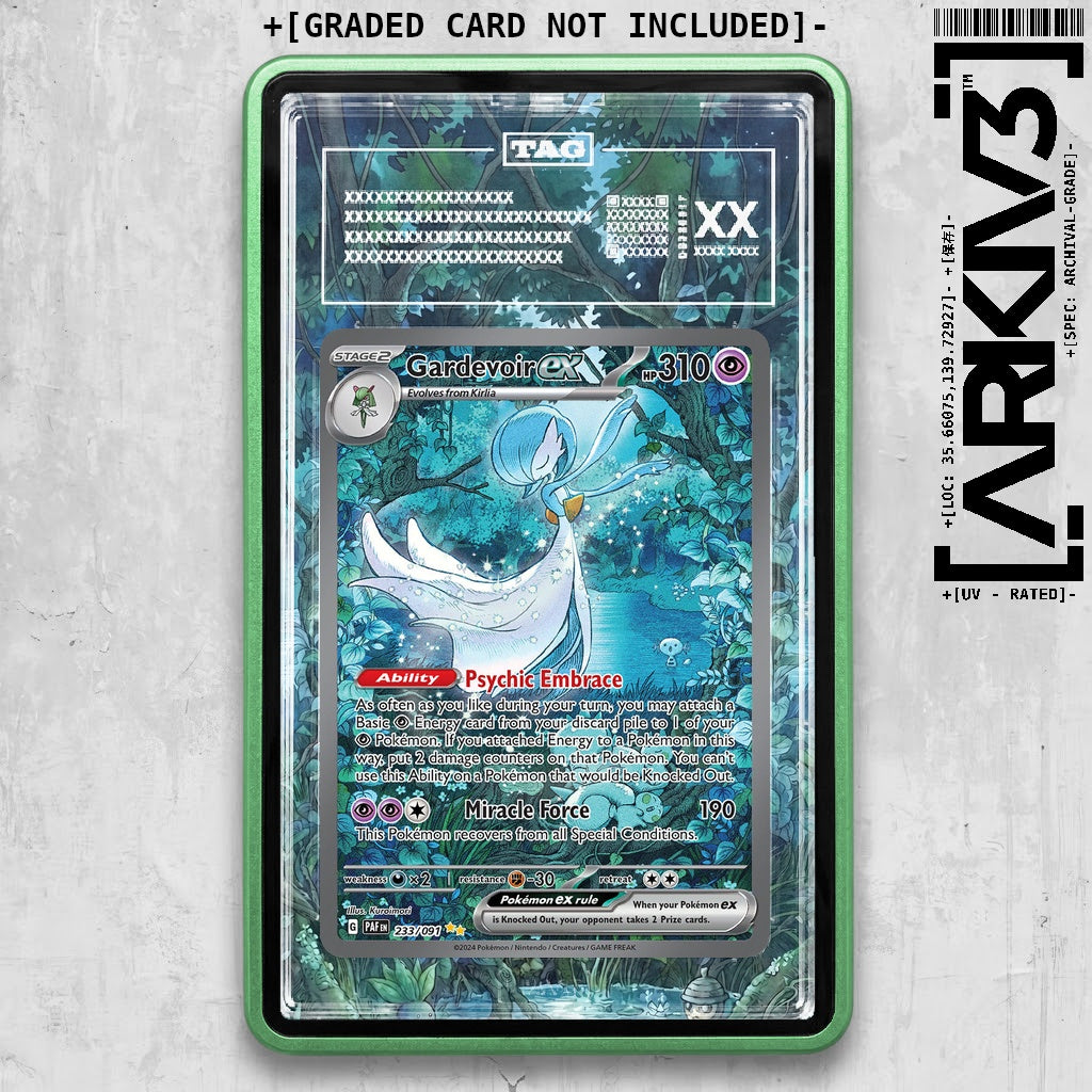 ARKIV3 TAG graded front - Green
