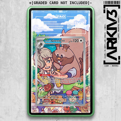 ARKIV3 TAG graded front - Green