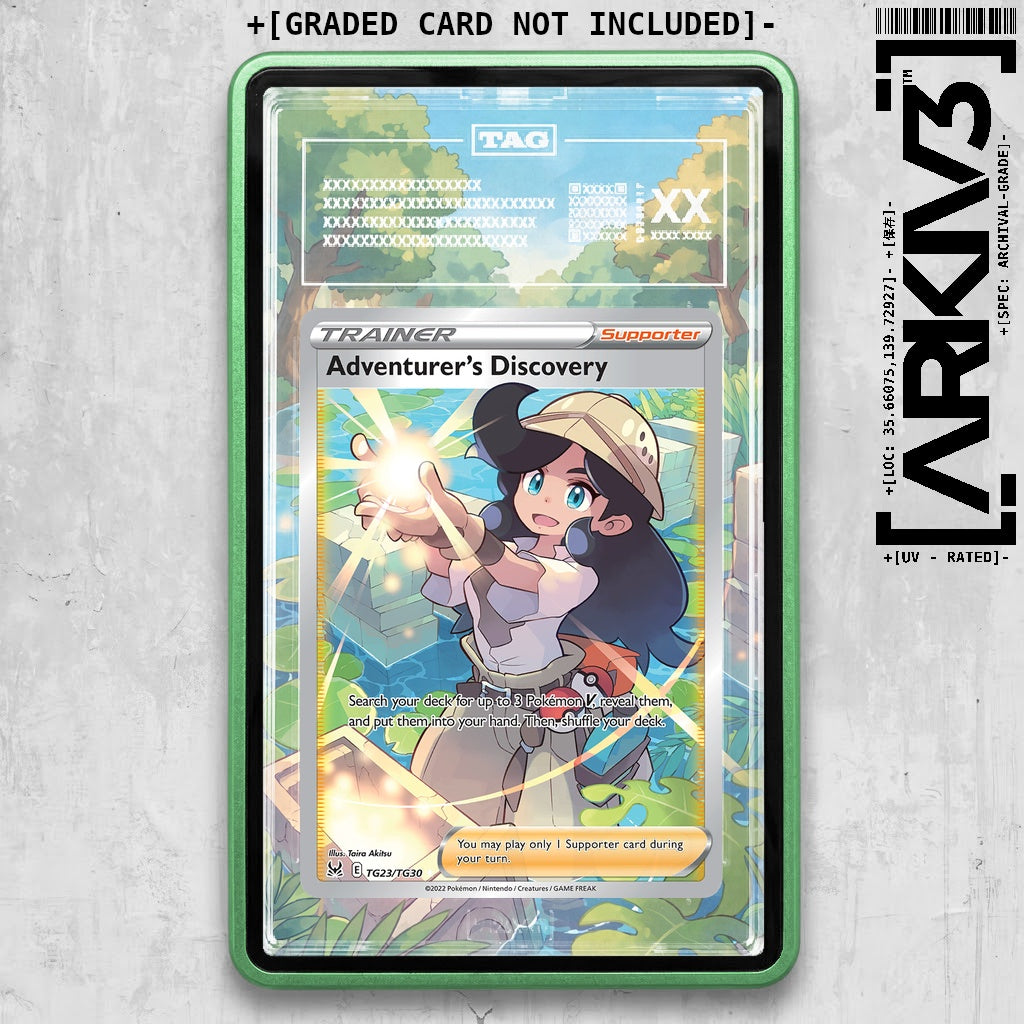 ARKIV3 TAG graded front - Green