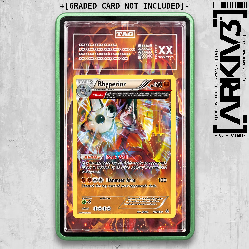ARKIV3 TAG graded front - Green