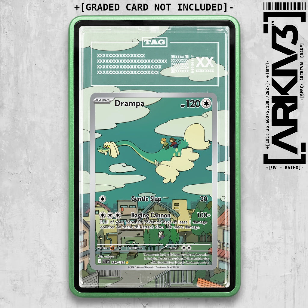 ARKIV3 TAG graded front - Green