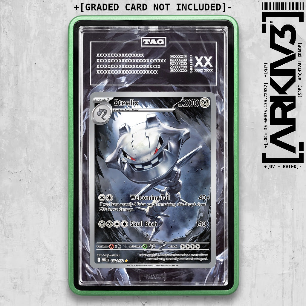 ARKIV3 TAG graded front - Green