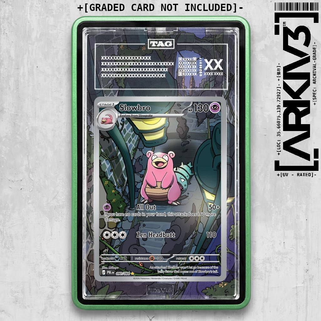 ARKIV3 TAG graded front - Green