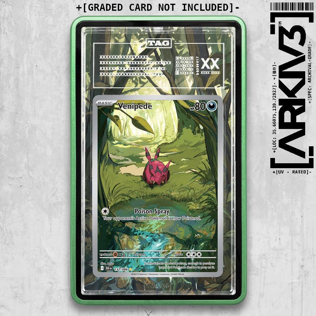 ARKIV3 TAG graded front - Green