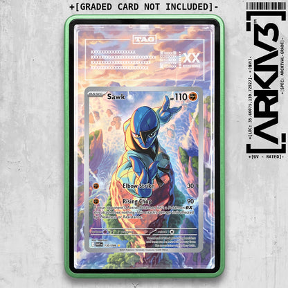 ARKIV3 TAG graded front - Green