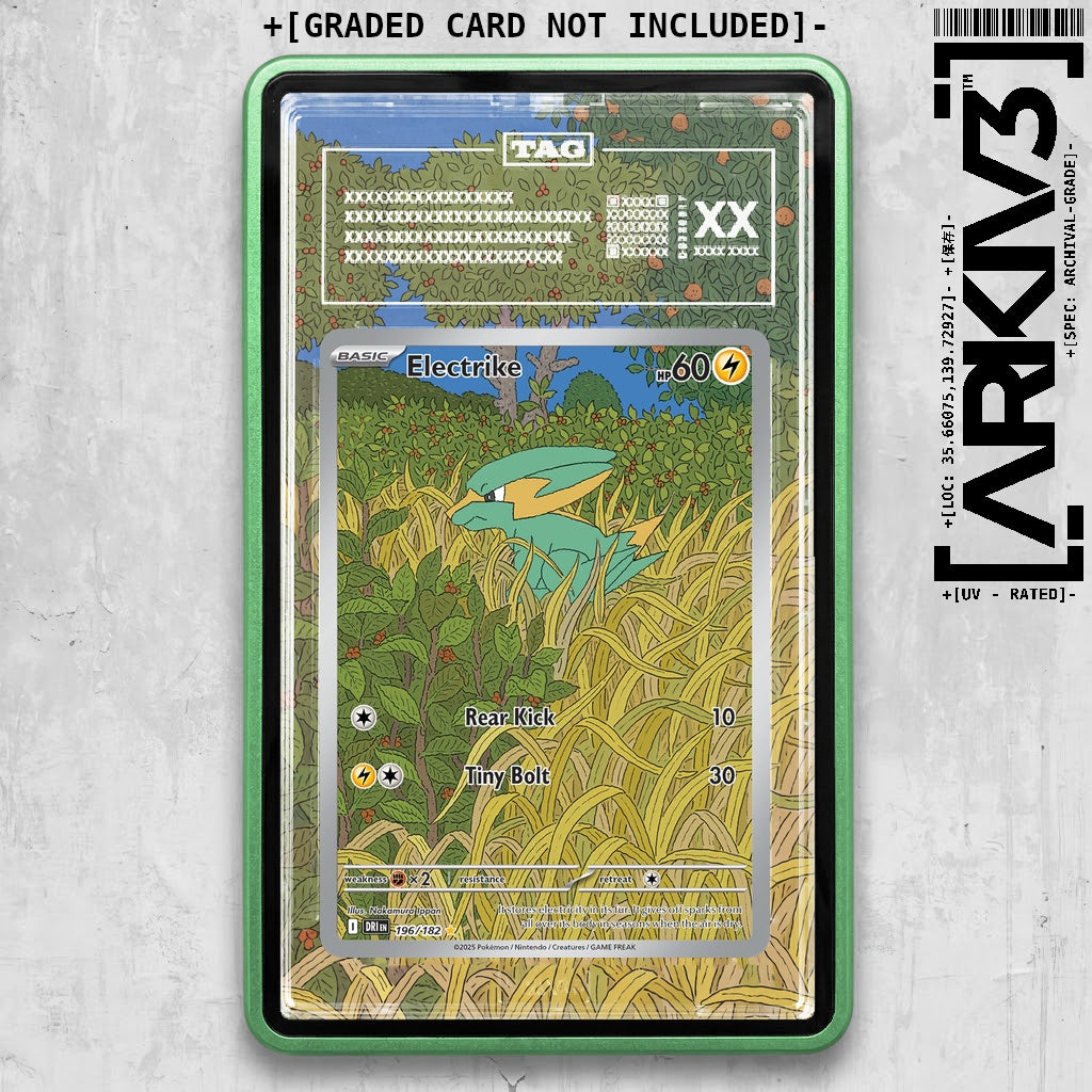 ARKIV3 TAG graded front - Green