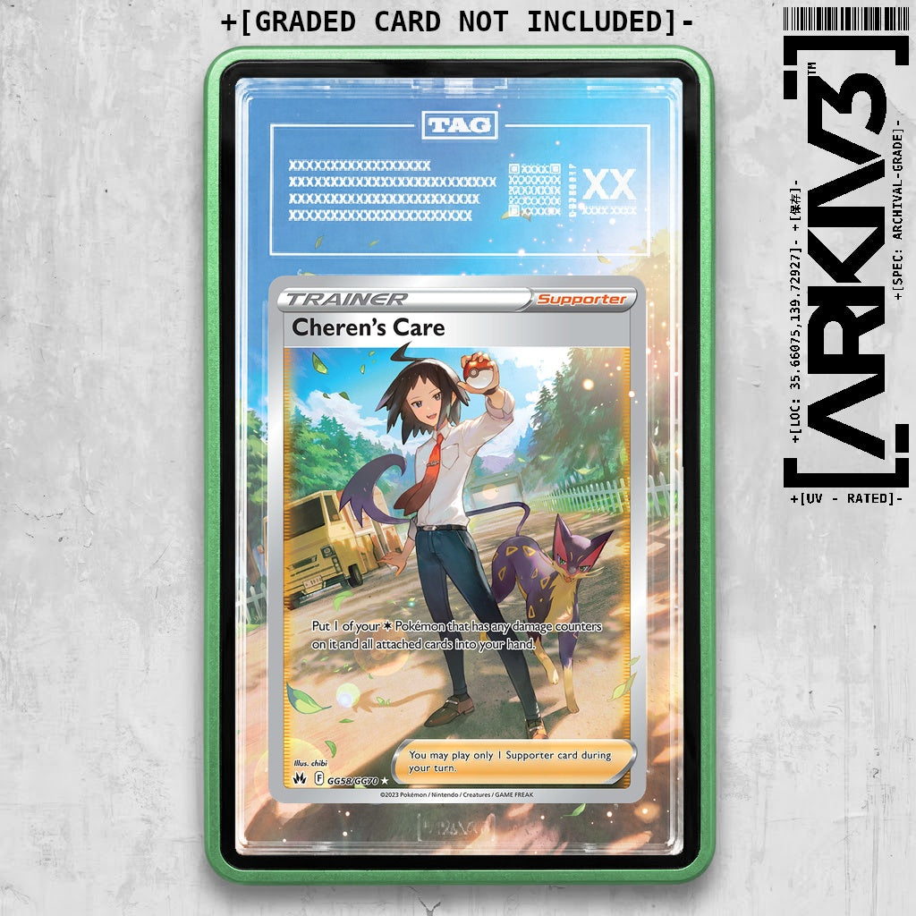 ARKIV3 TAG graded front - Green