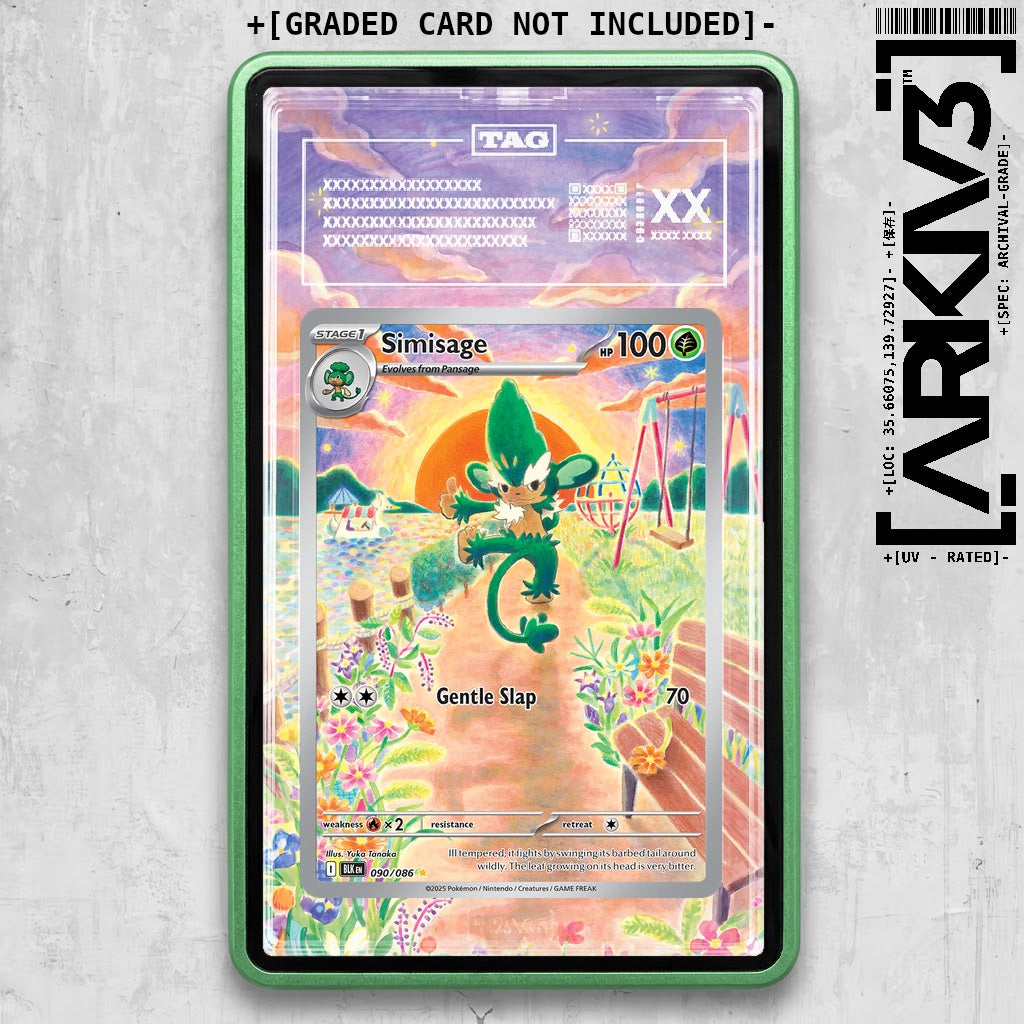 ARKIV3 TAG graded front - Green