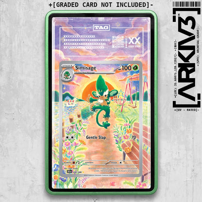 ARKIV3 TAG graded front - Green