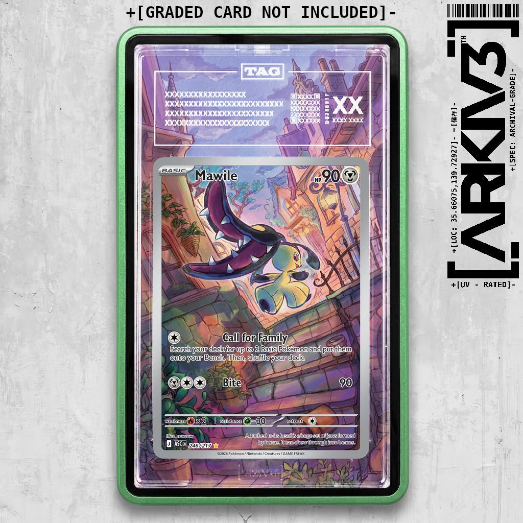 ARKIV3 TAG graded front - Green