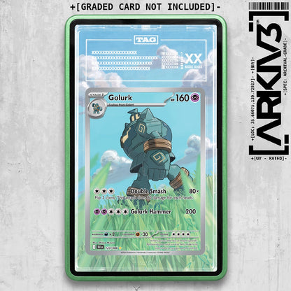 ARKIV3 TAG graded front - Green