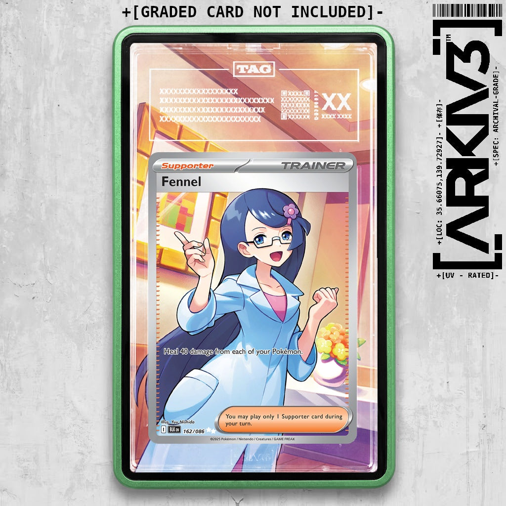ARKIV3 TAG graded front - Green