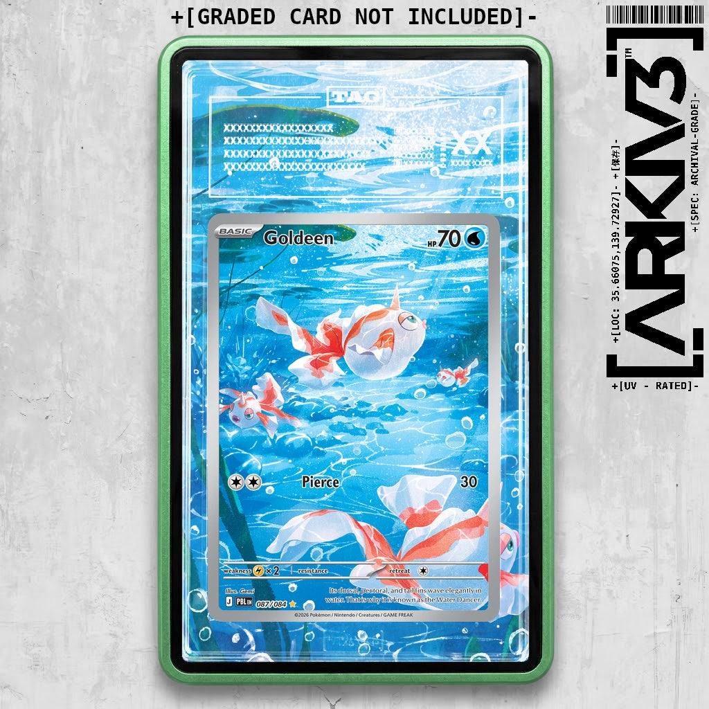 ARKIV3 TAG graded front - Green
