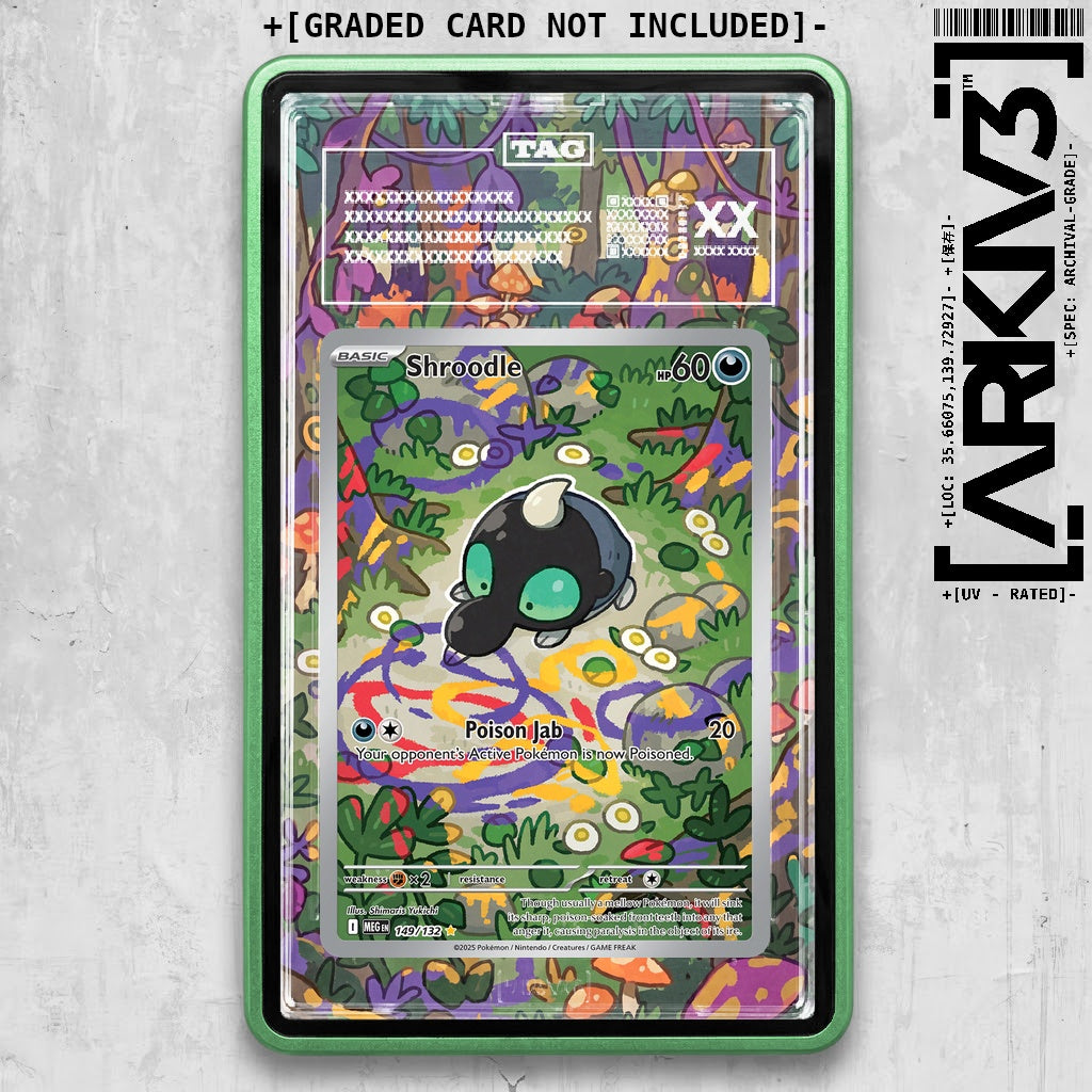 ARKIV3 TAG graded front - Green