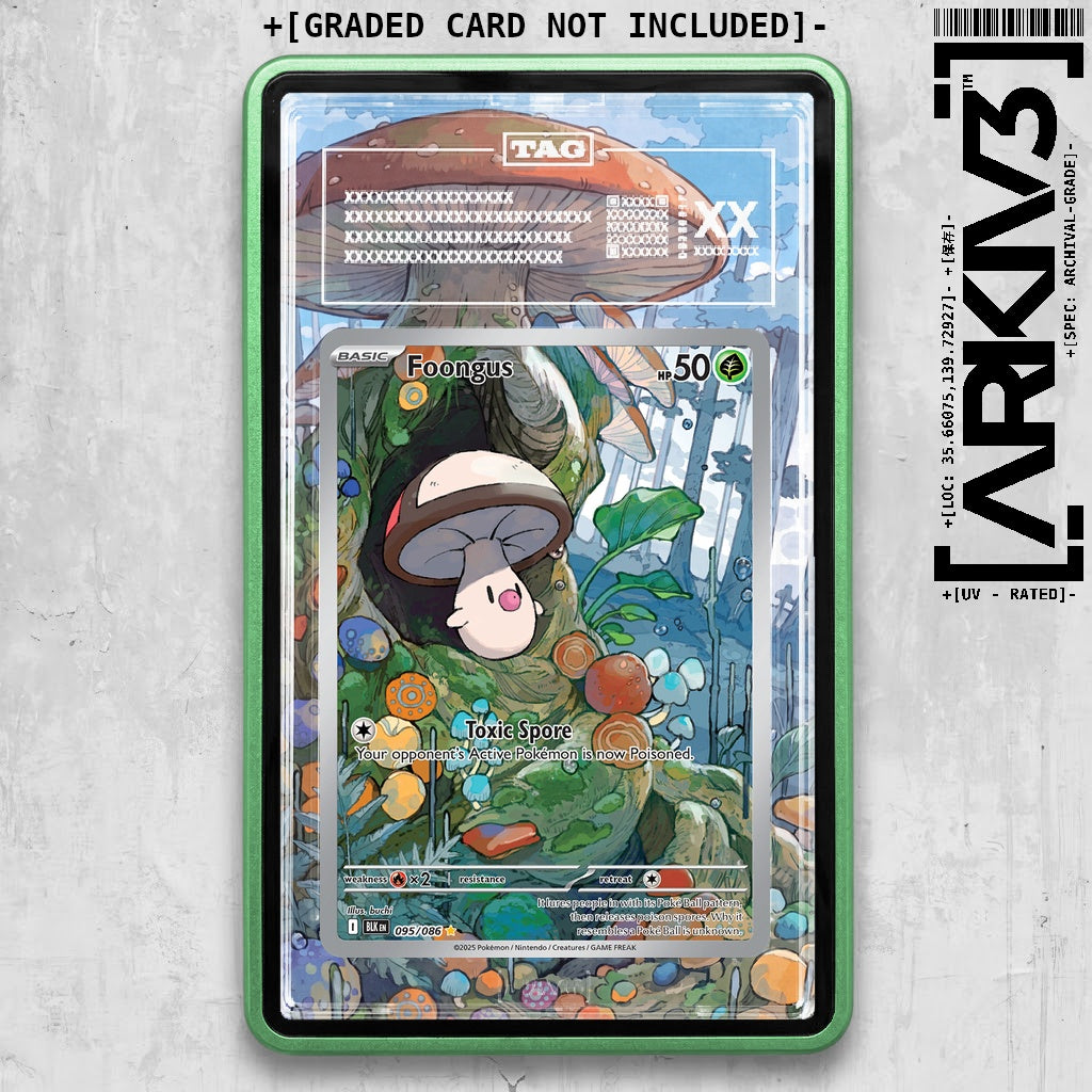 ARKIV3 TAG graded front - Green