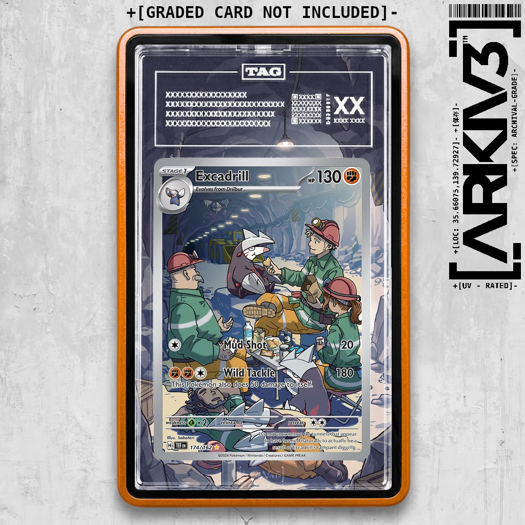 ARKIV3 TAG graded front - Orange