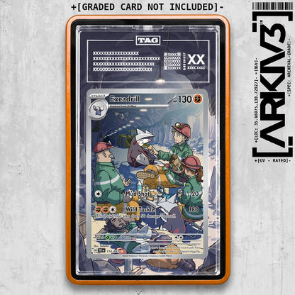 ARKIV3 TAG graded front - Orange