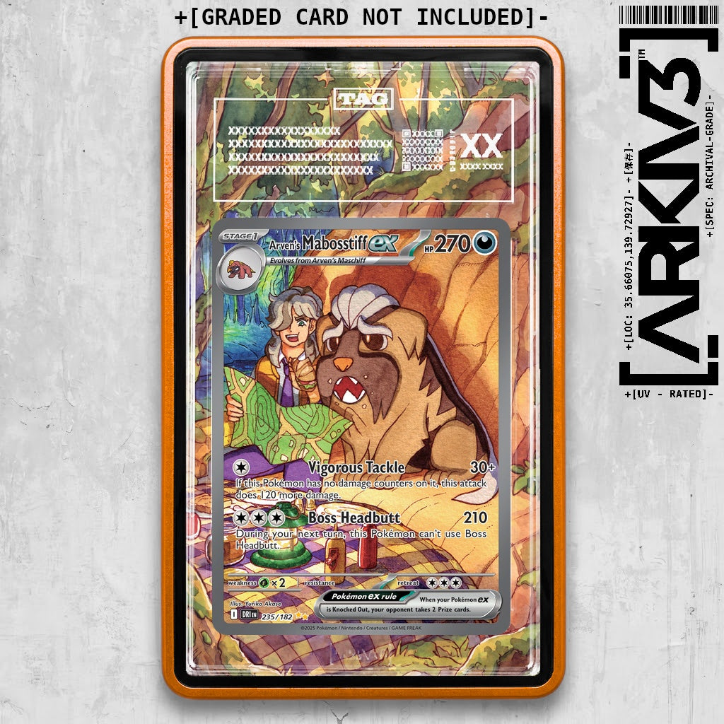 ARKIV3 TAG graded front - Orange