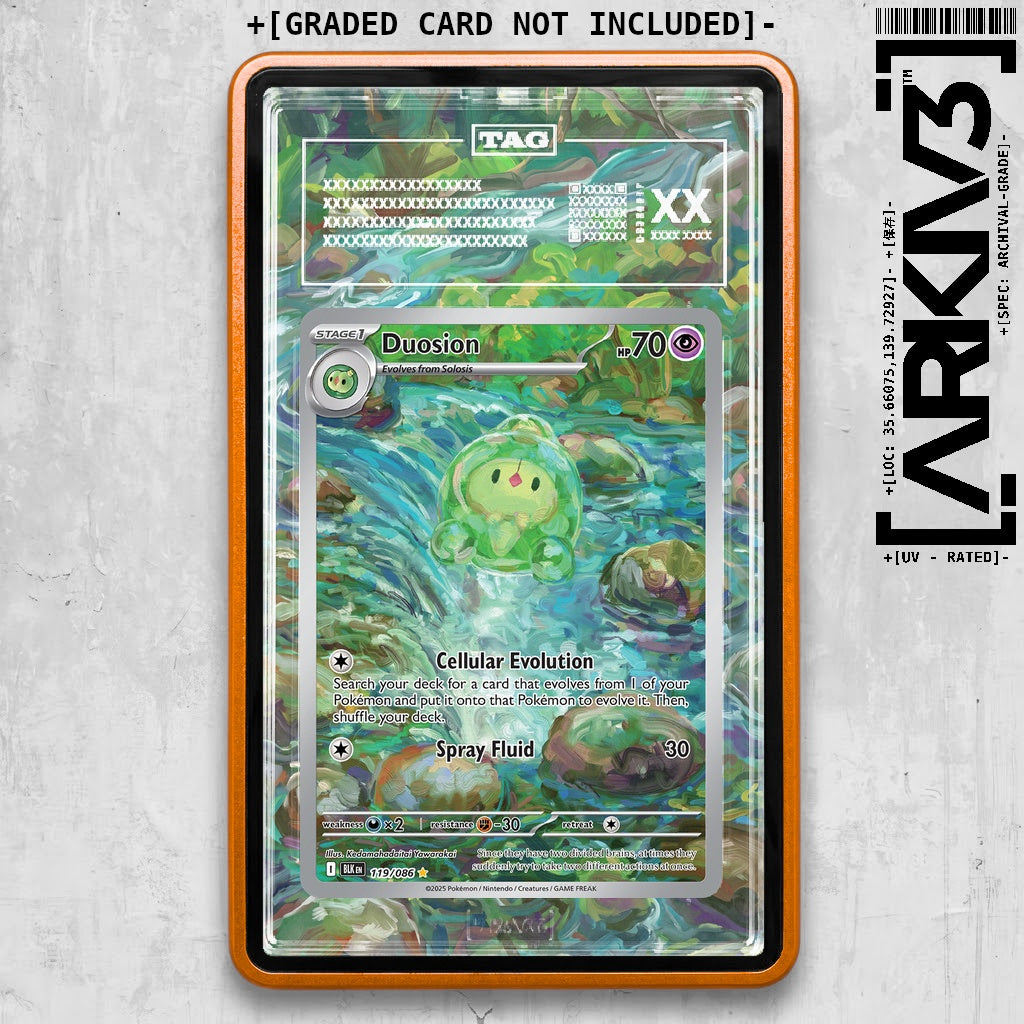 ARKIV3 TAG graded front - Orange