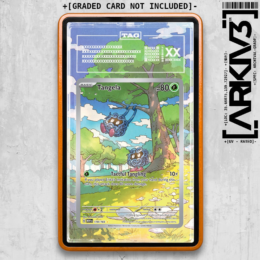 ARKIV3 TAG graded front - Orange