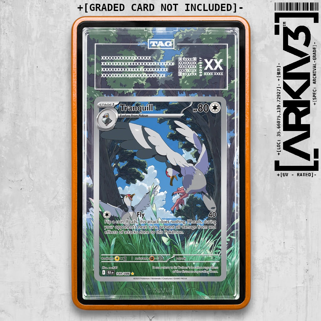ARKIV3 TAG graded front - Orange