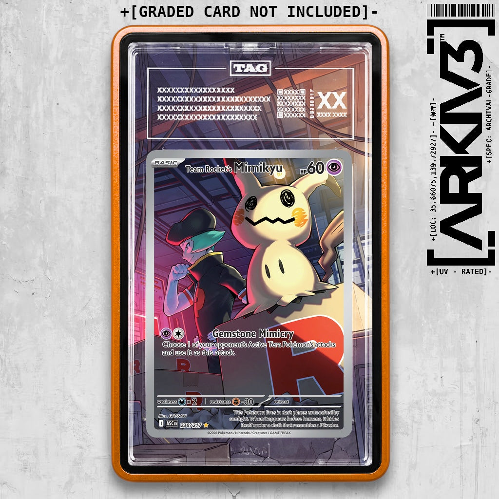 ARKIV3 TAG graded front - Orange