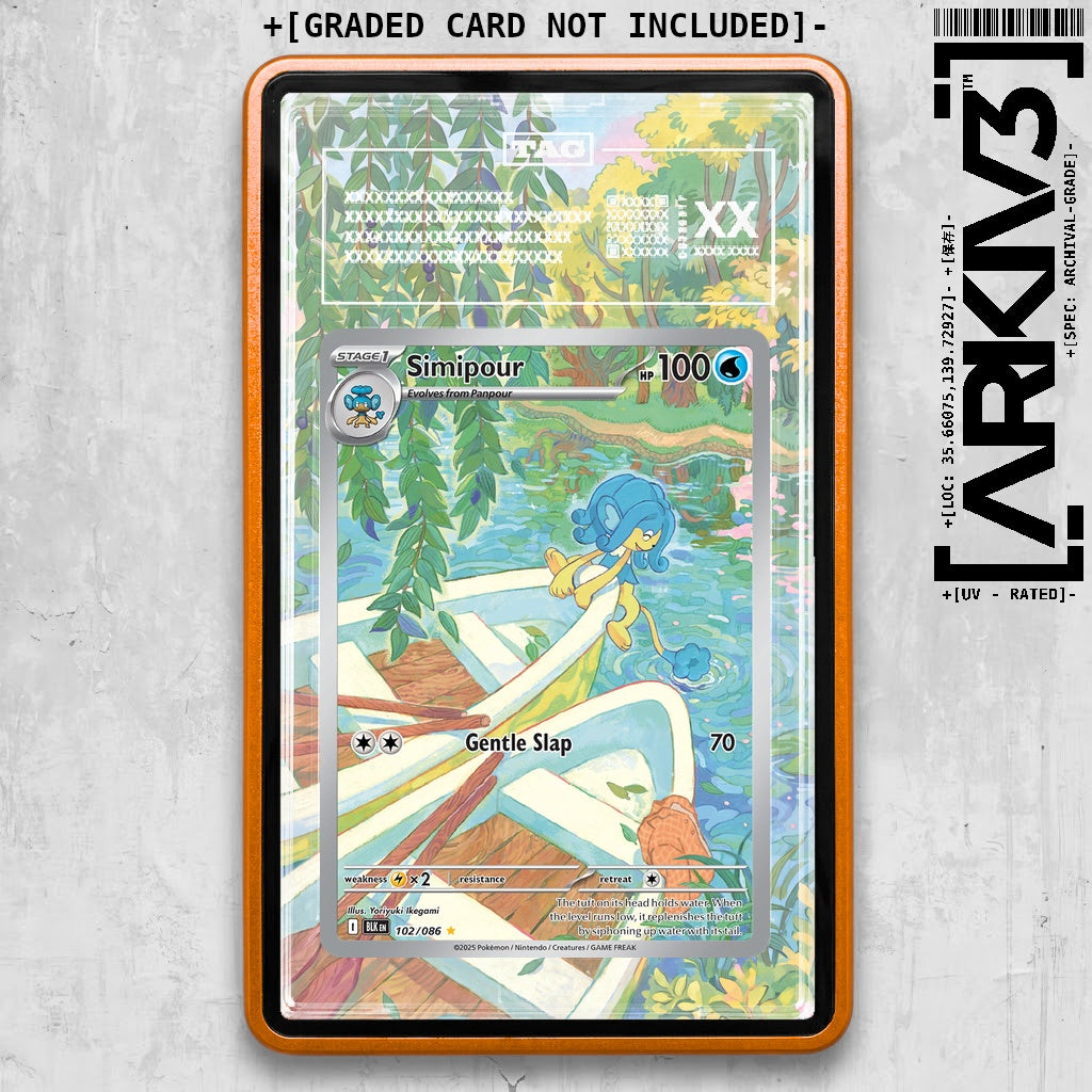 ARKIV3 TAG graded front - Orange