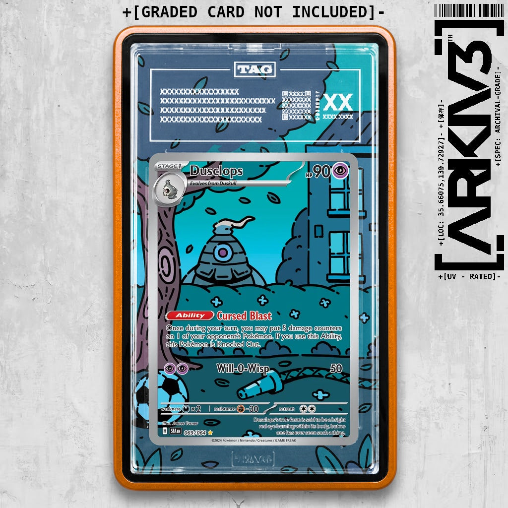 ARKIV3 TAG graded front - Orange