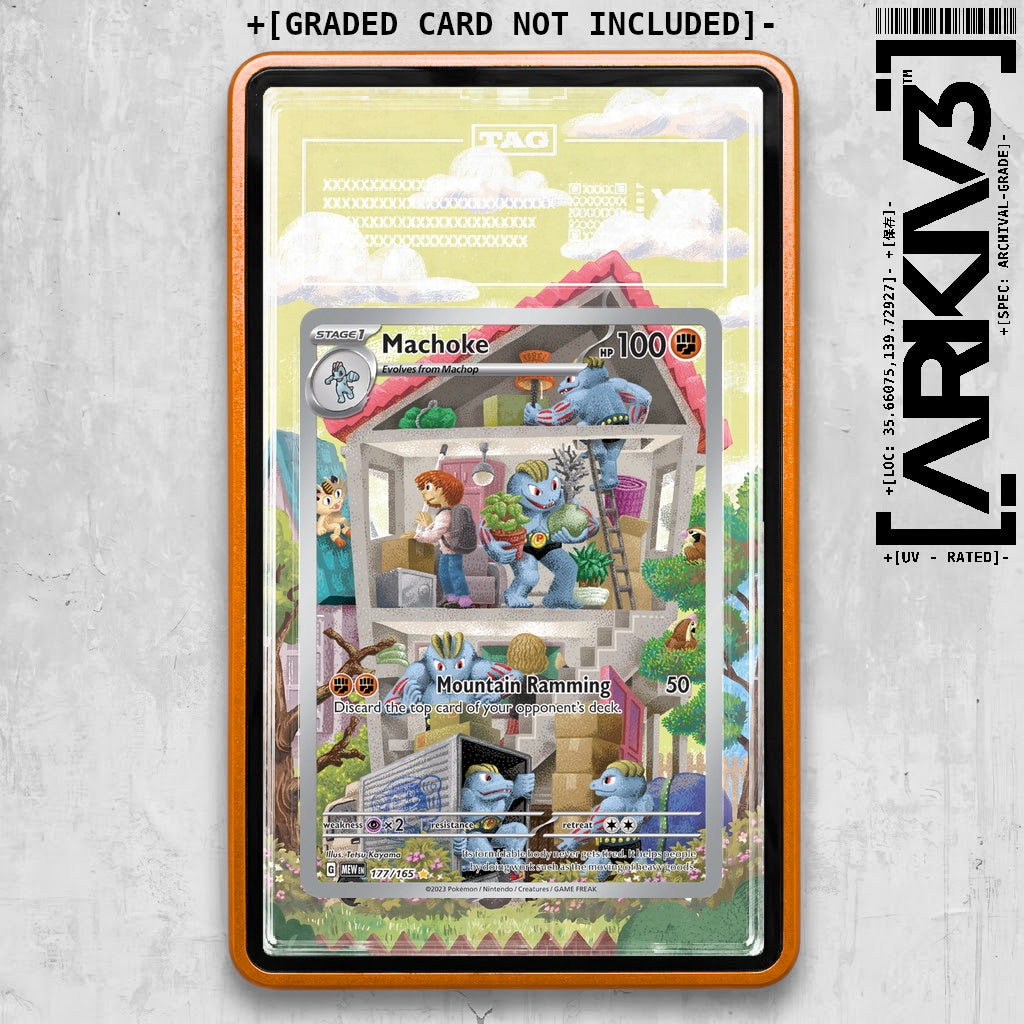 ARKIV3 TAG graded front - Orange