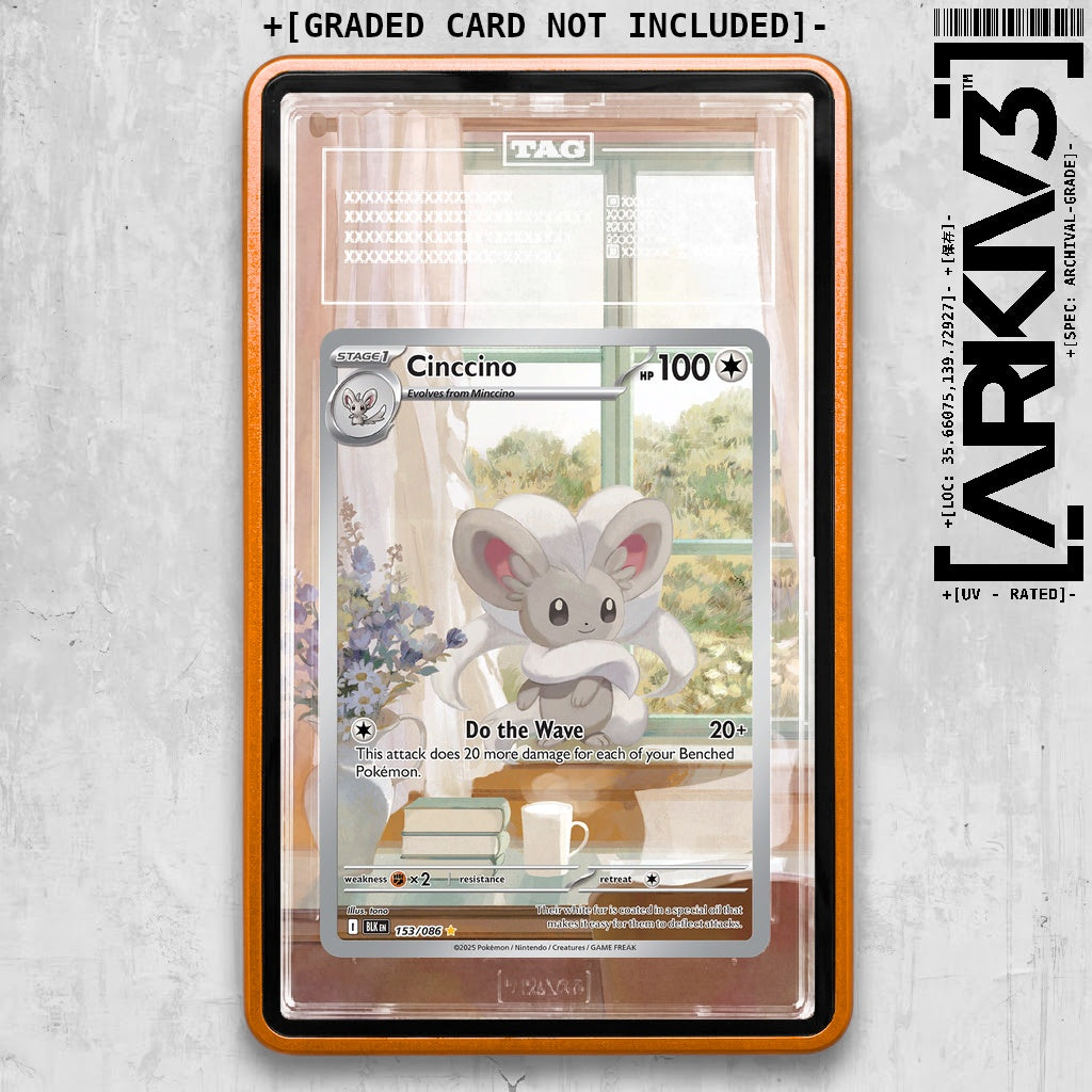 ARKIV3 TAG graded front - Orange
