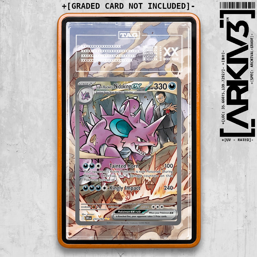 ARKIV3 TAG graded front - Orange