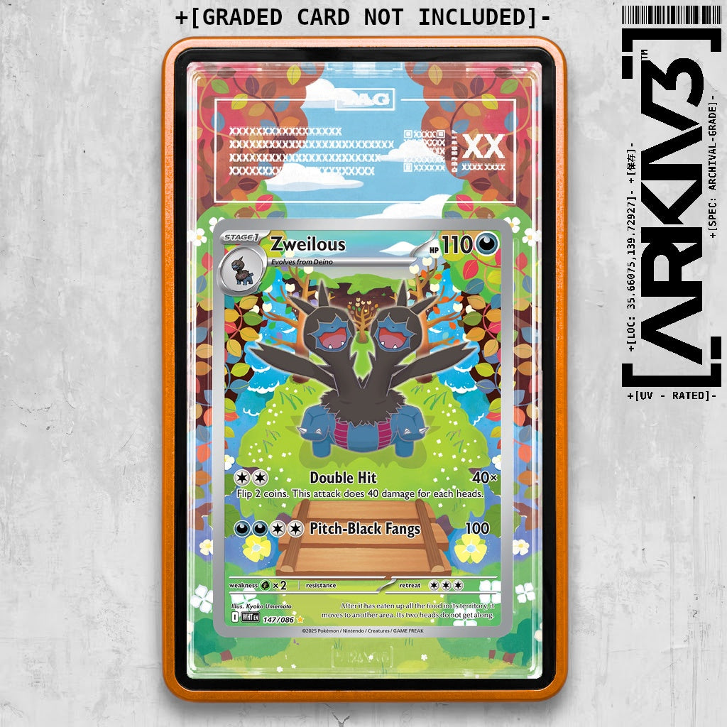ARKIV3 TAG graded front - Orange