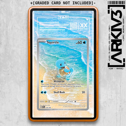 ARKIV3 TAG graded front - Orange