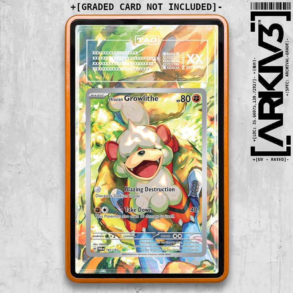 ARKIV3 TAG graded front - Orange