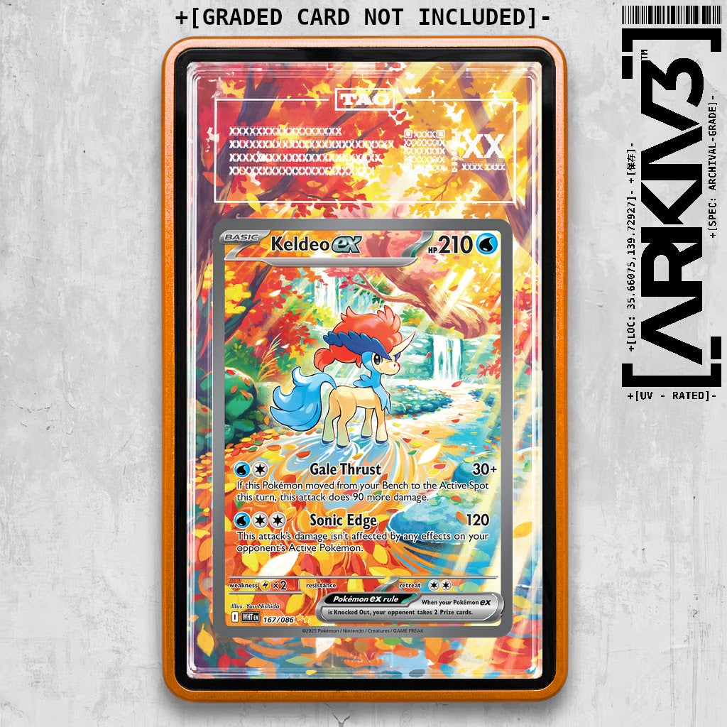 ARKIV3 TAG graded front - Orange