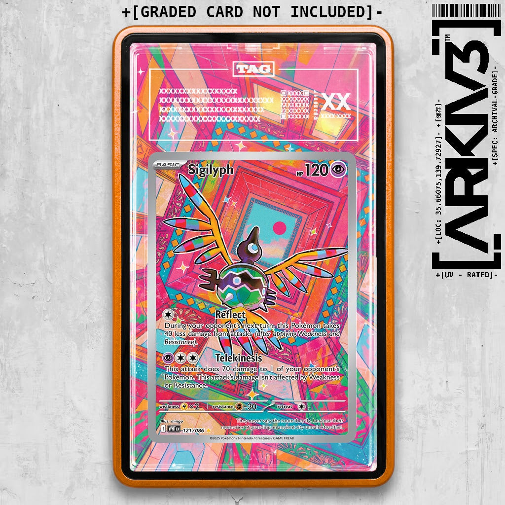 ARKIV3 TAG graded front - Orange
