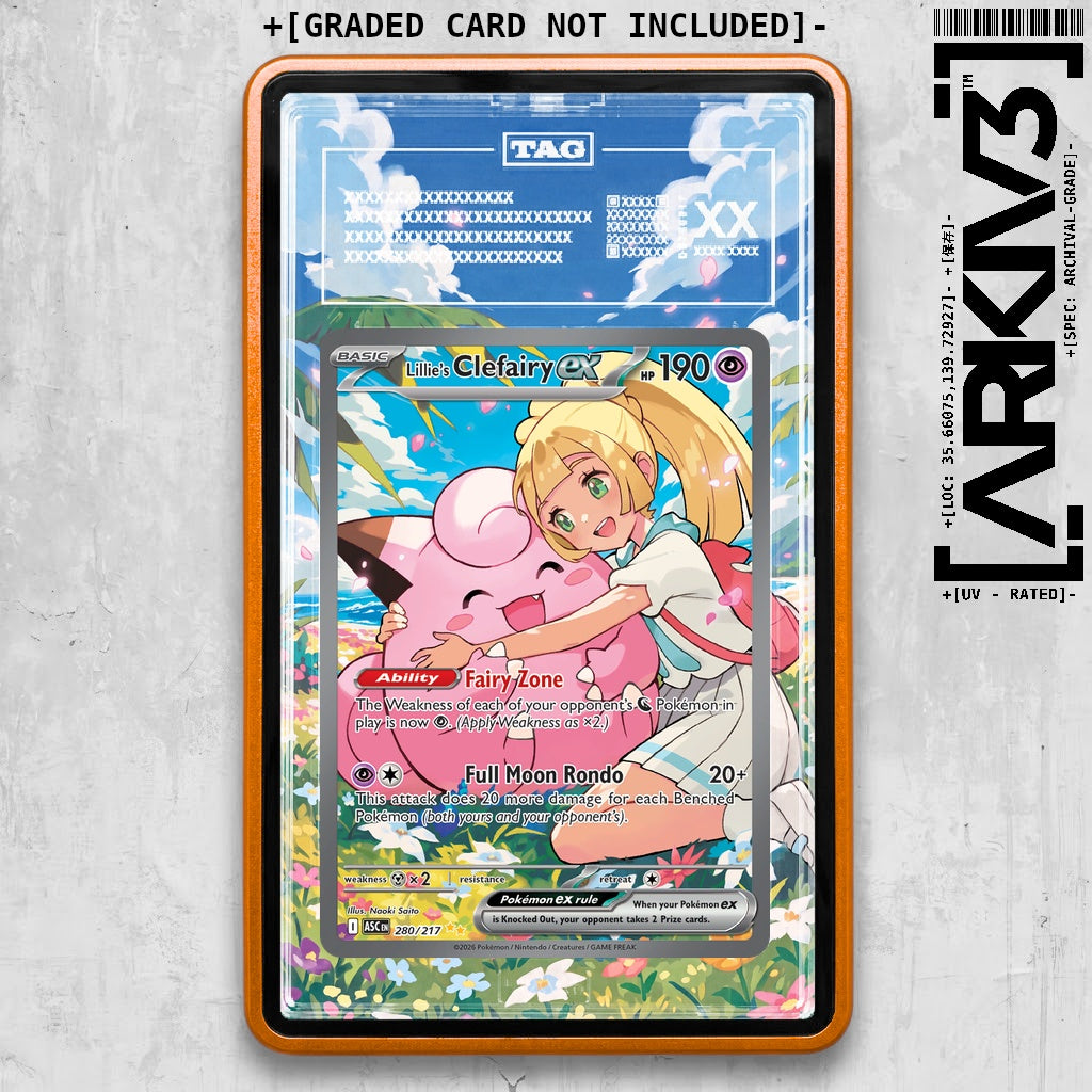 ARKIV3 TAG graded front - Orange