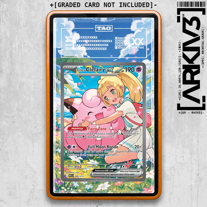 ARKIV3 TAG graded front - Orange