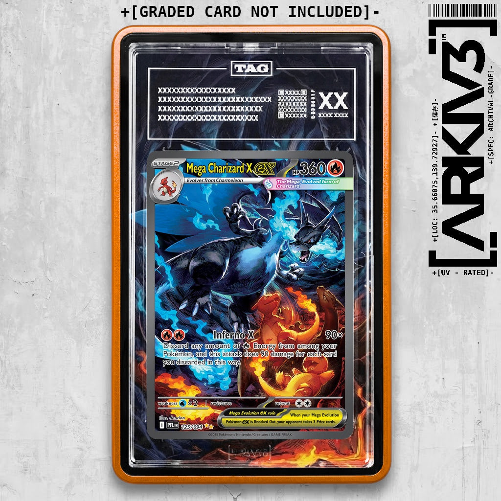 ARKIV3 TAG graded front - Orange
