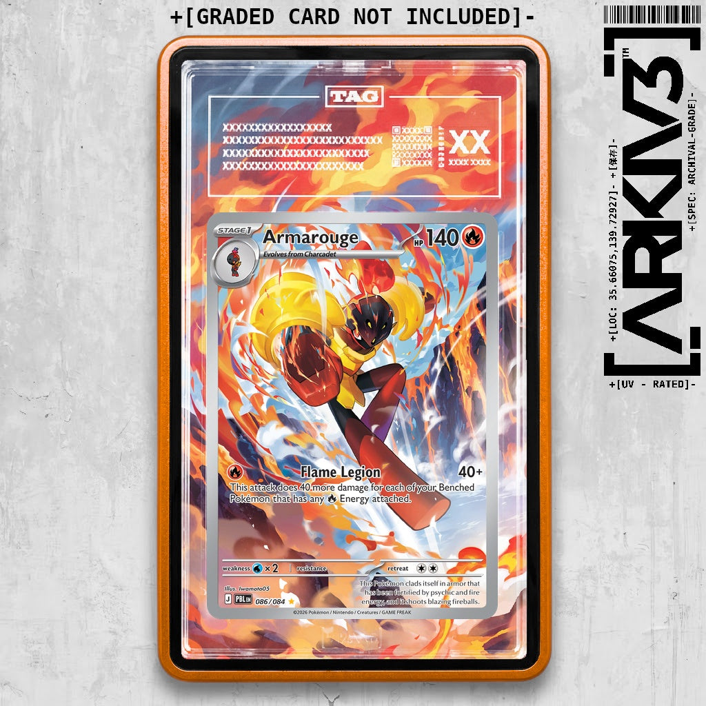 ARKIV3 TAG graded front - Orange