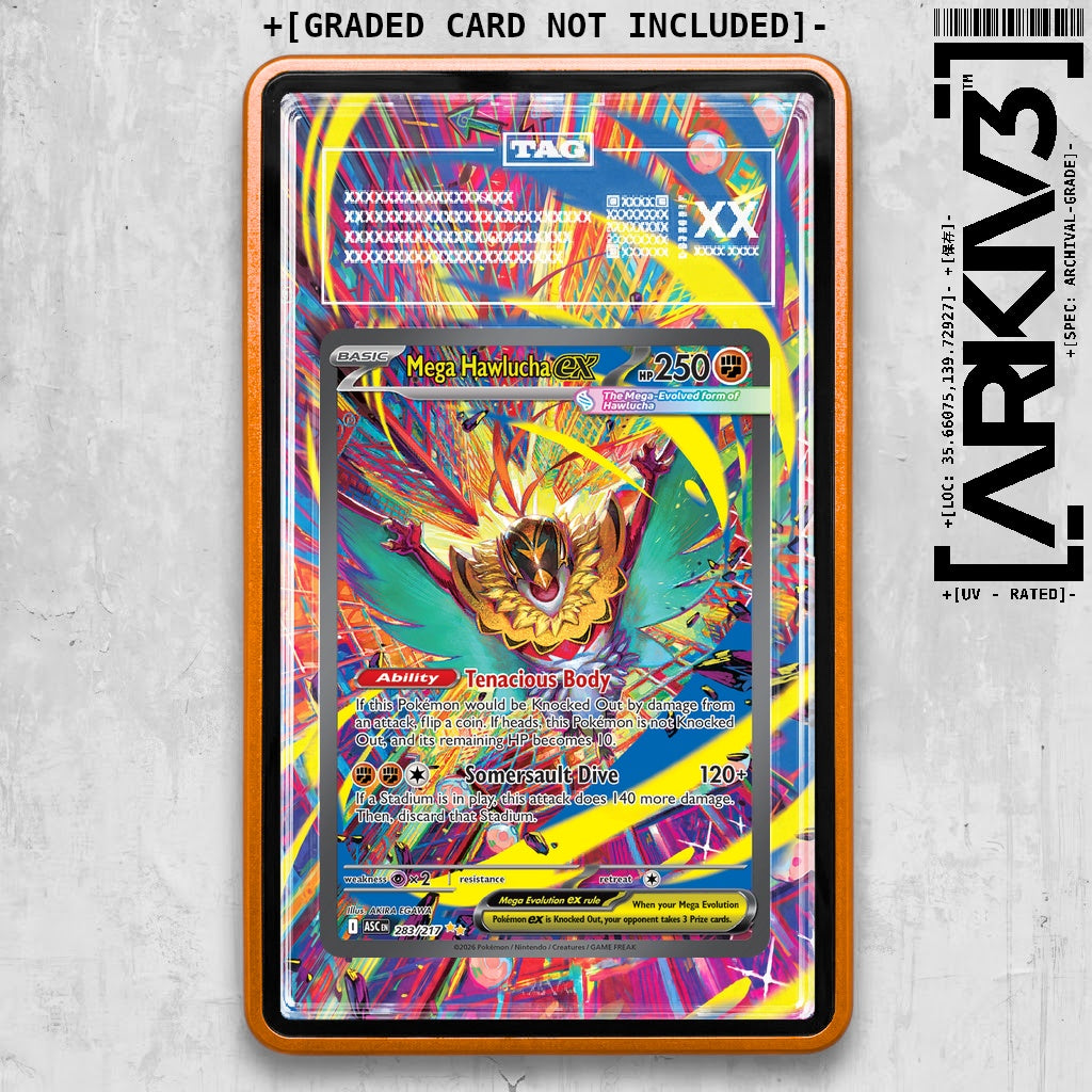 ARKIV3 TAG graded front - Orange