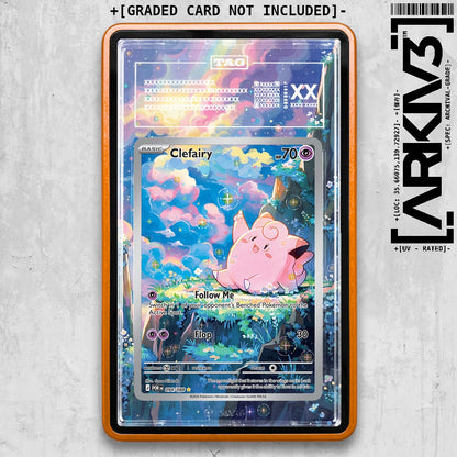 ARKIV3 TAG graded front - Orange