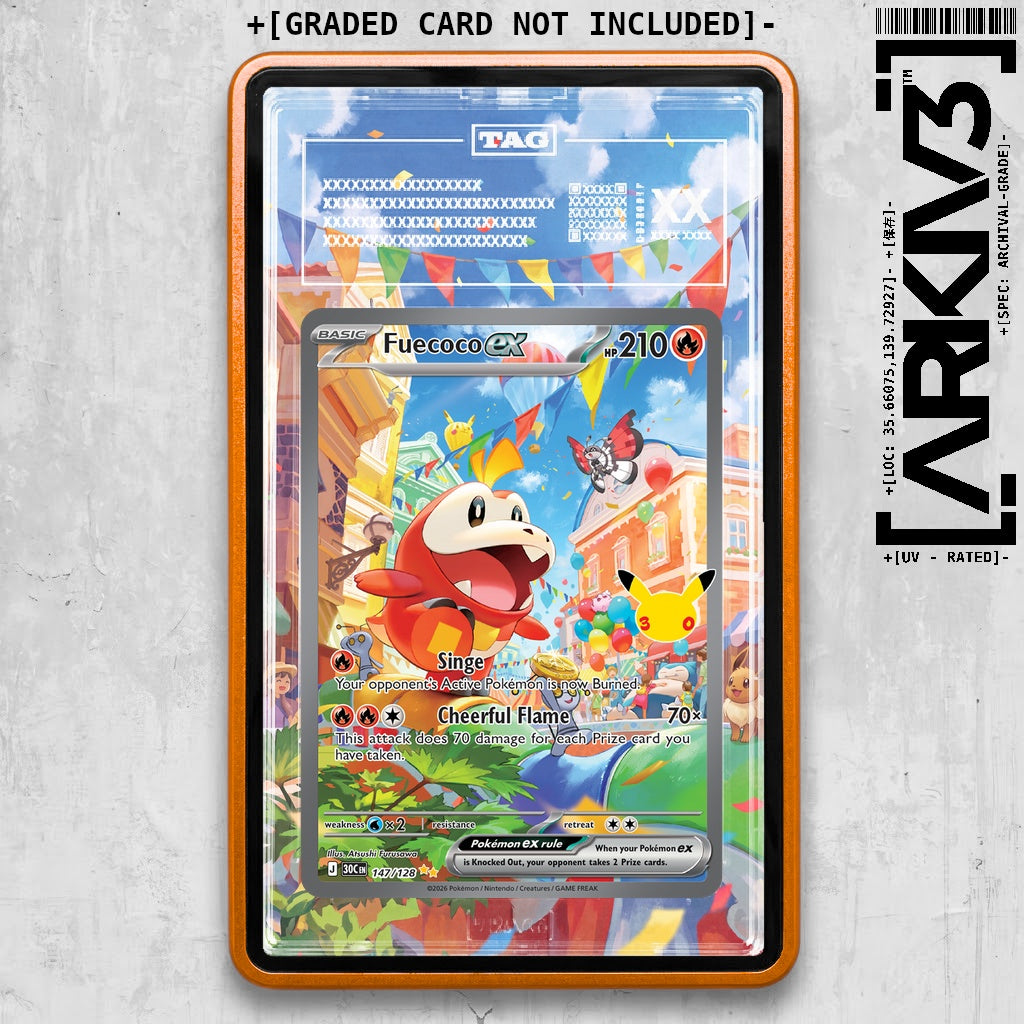 ARKIV3 TAG graded front - Orange